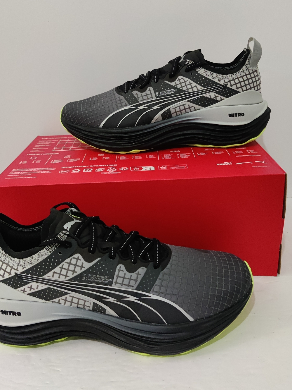 Women's PUMA Foreverrun Nitro Water Repellent Running  Womens Size 8 M Sneakers